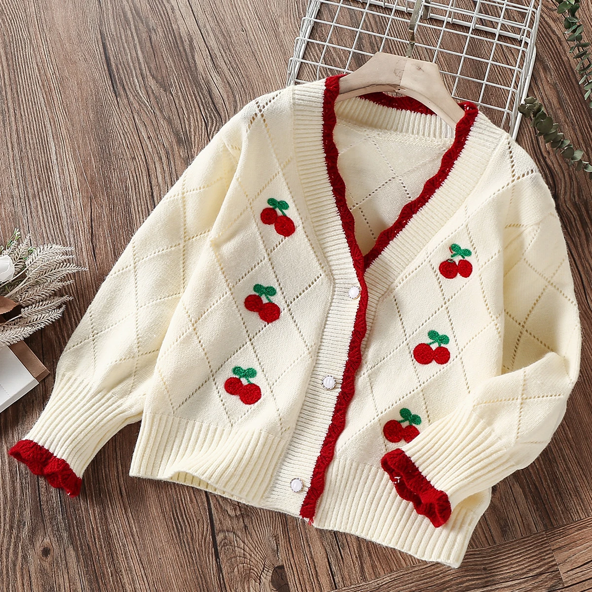 

Baby Kids Cardigans for Girls Sweaters School Autumn Winter Knitted Tops Children Clothes for Teenagers Vestidos 6 8 10 12 Years