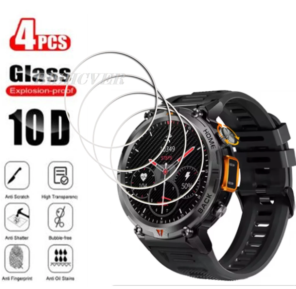 4 шт. стекло для часов EIGIIS KE3 Smart Watch EIGIISKE3 1 45 &quotЗащитная пленка экрана Защитная