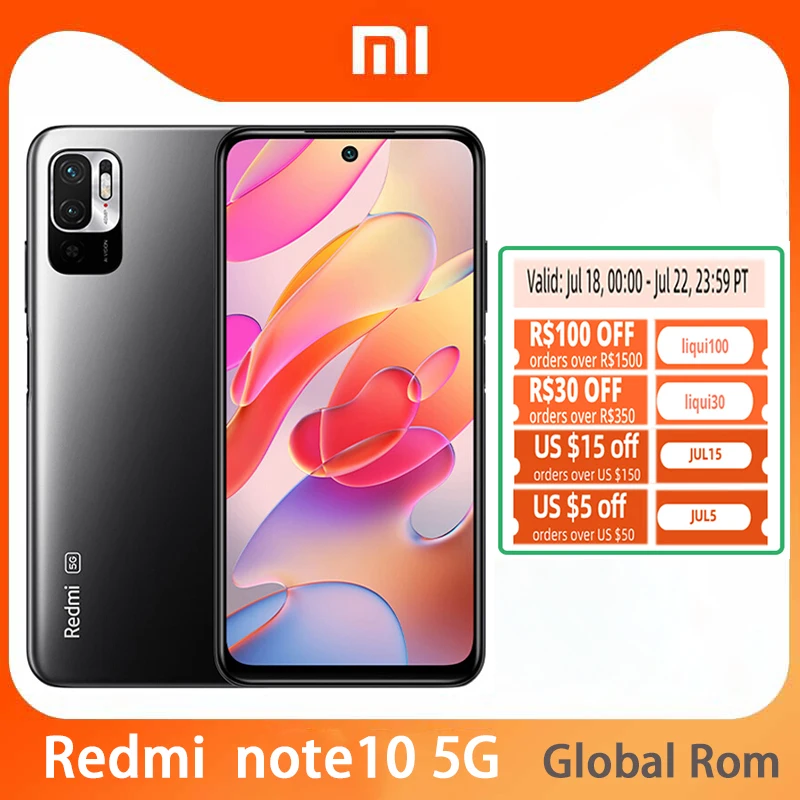 Xiaomi Redmi Note 10 смартфон с 5 99-дюймовым дисплеем 128 ГБ/256 ГБ 700 мАч 48 МП | Мобильные