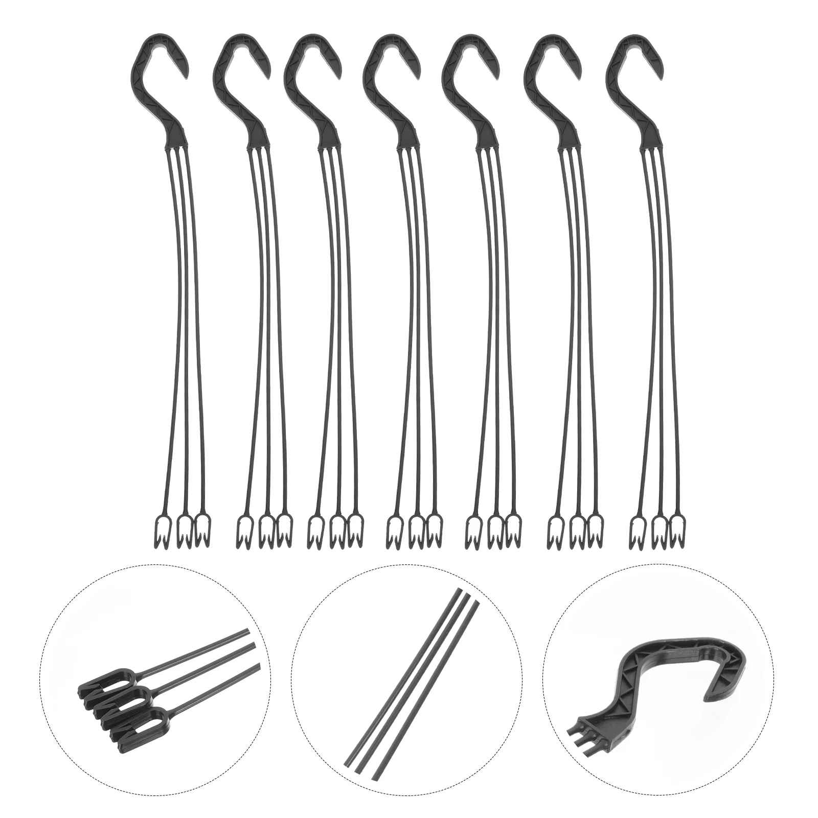 

25Pcs Garden Hanging Hooks Hanging Pot Holder