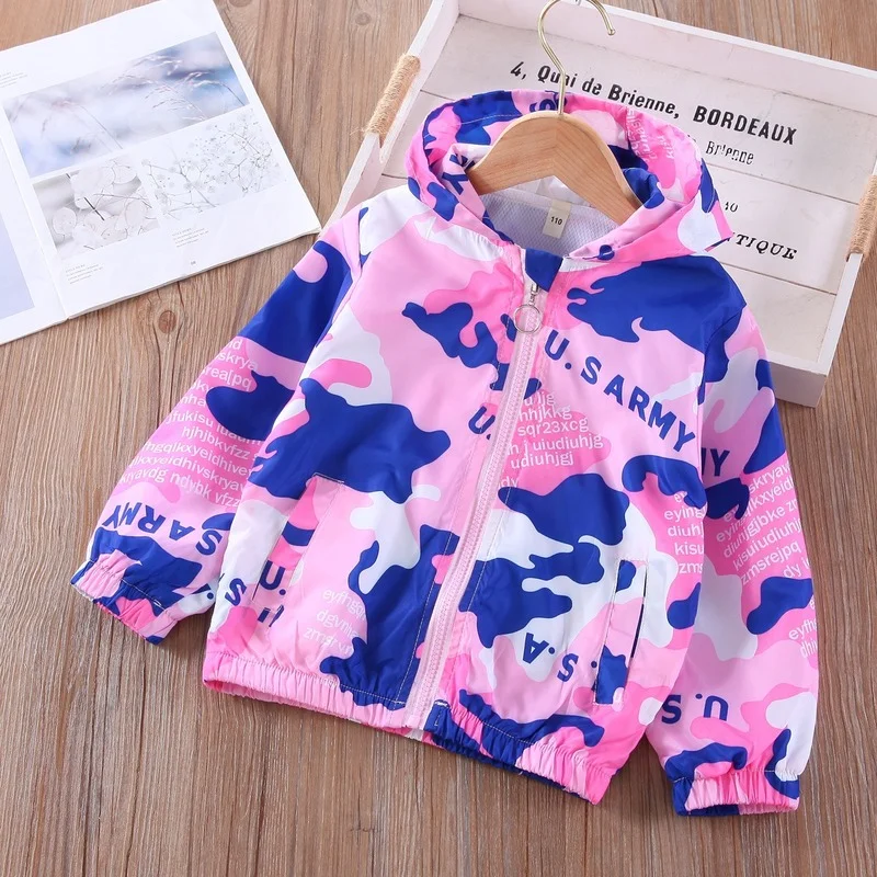 

Baby Girls Coat Cartoon Mickey Mouse Print Hoodies Sweatshirts Kids Zipper Girls Jacket Spring Autumn Children Clothing 1-5 Year