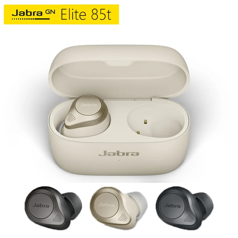 

Оригинальные беспроводные Bluetooth наушники Jabra Elite 85t, Спортивная гарнитура с шумоподавлением, наушники для музыкальных игр Ipx4, водонепроницае...