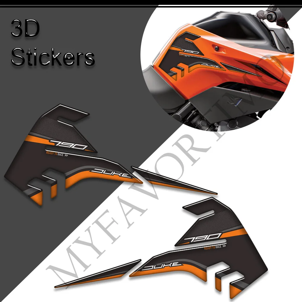 

2019 2020 2021 2022 Motorcycle Tank Pad Side Grips Gas Fuel Oil Kit Knee Protector Stickers Decals For KTM 790 Duke Adventure R