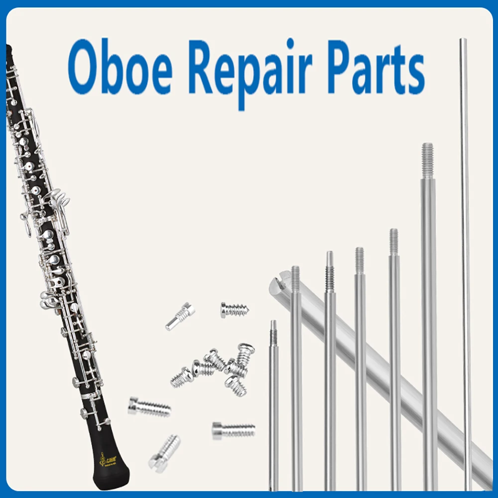 Enlarge Profession Oboe Repair Kit Set Twenty One Threaded Shaft And Forty Two Threaded Screws Repair Tool  Replacement  Accessories