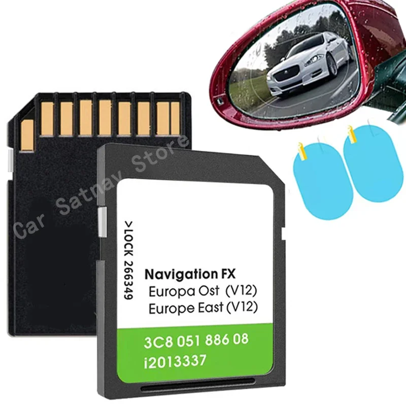 8 ГБ SD-карта навигации для VW RNS 310 V12 Восточная Европа FX OST Sat Nav аксессуары GPS