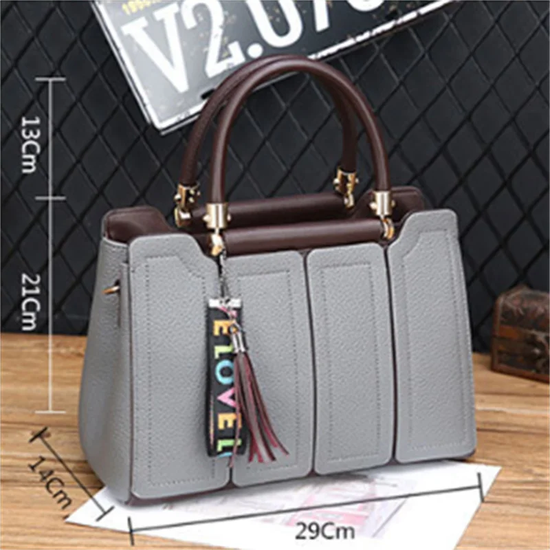 Women's Handbags Crossbody NEW European and American retro large-capacity black casual outdoor shopping business travel