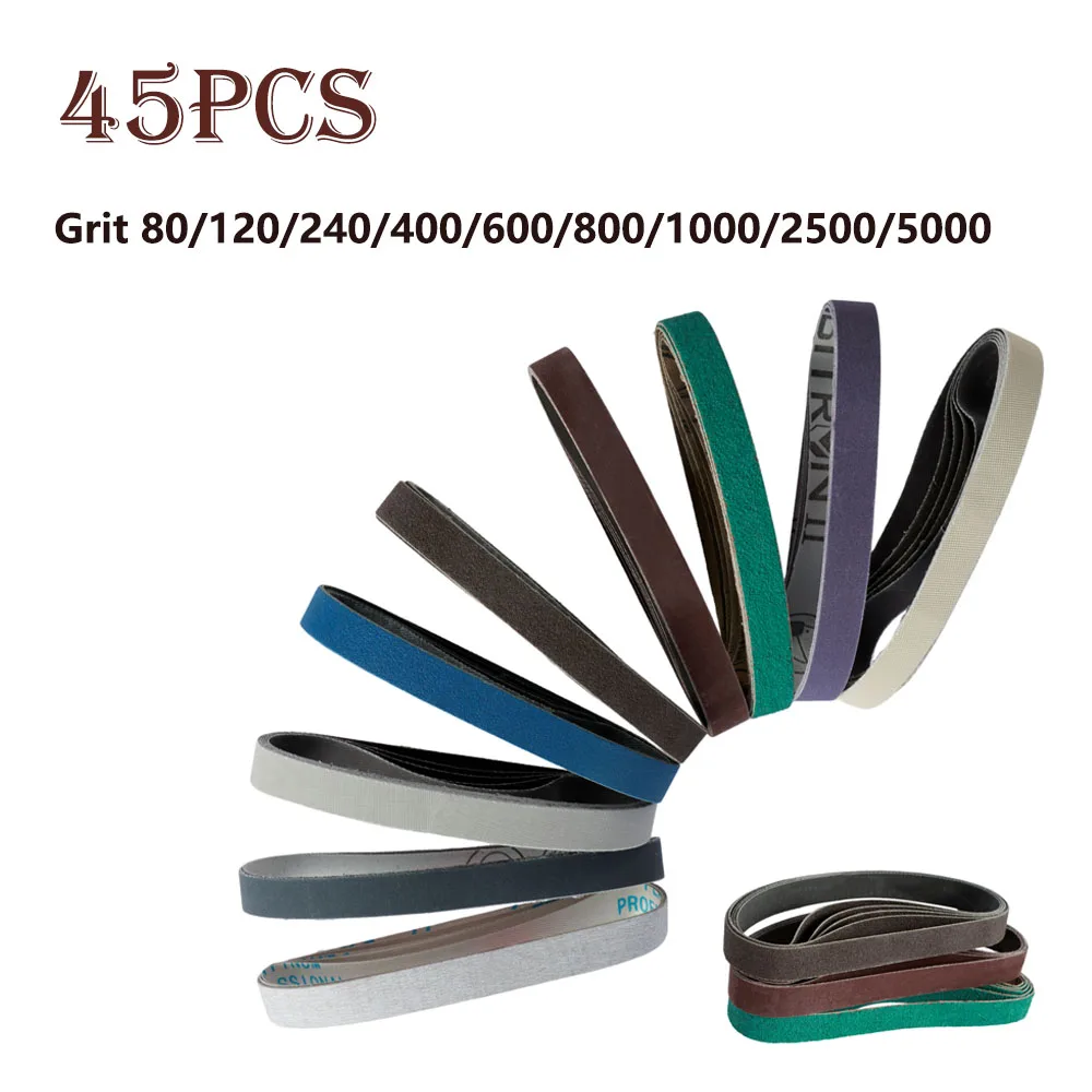 Прочные абразивные инструменты шлифовальная бумага 13x457 мм 45 шт. набор сменная