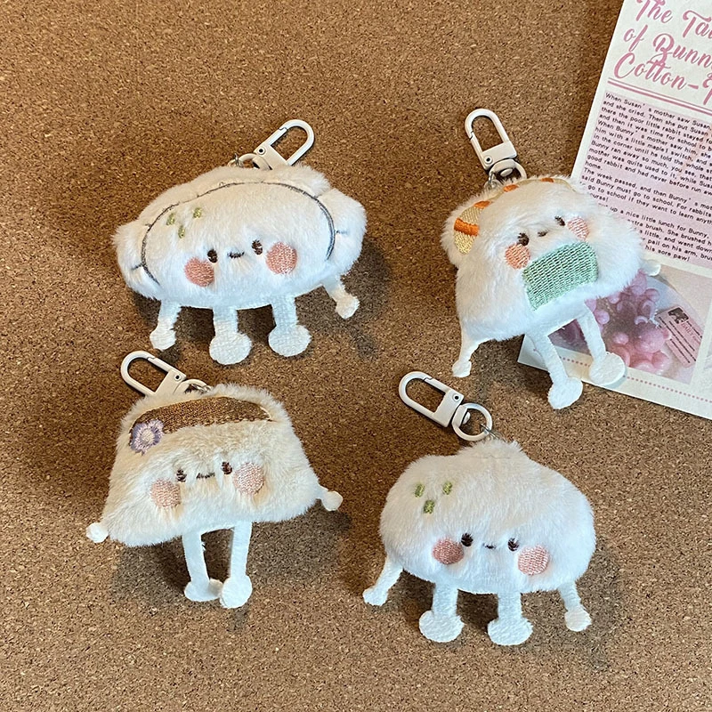 Милые Мультяшные пельмени на пару мягкие суши еда кукла подвеска украшение