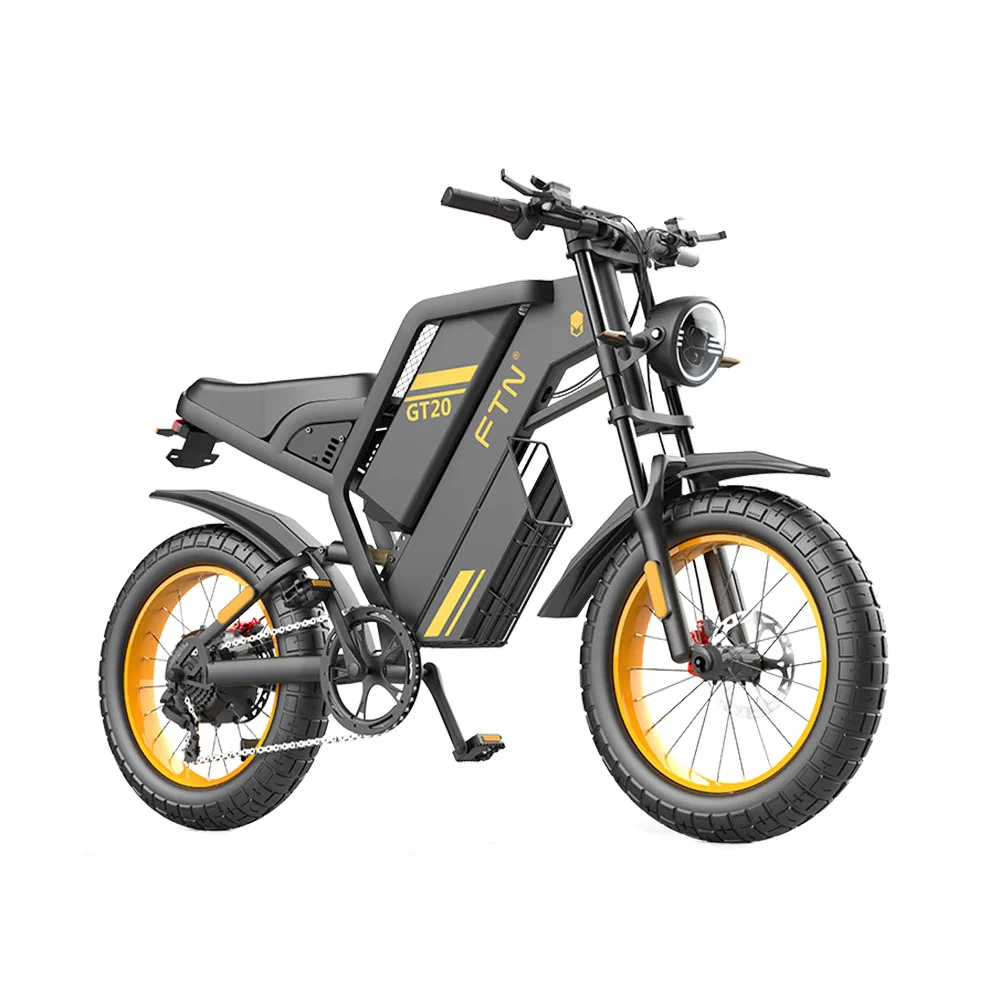 

20 Inches 48V 7-Stage Variable Speed Electric Bicycles Large Tire Cross-Country Lithium Battery Hydraulic Disc Brake