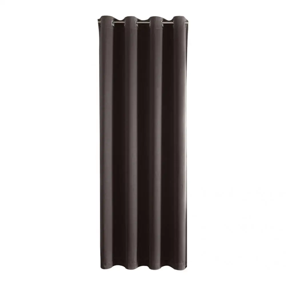 

Simple Wear-Resistant Wrinkle-Free Perforated Curtain All-Match Solid Color Curtain Windshield for Office Window Drape