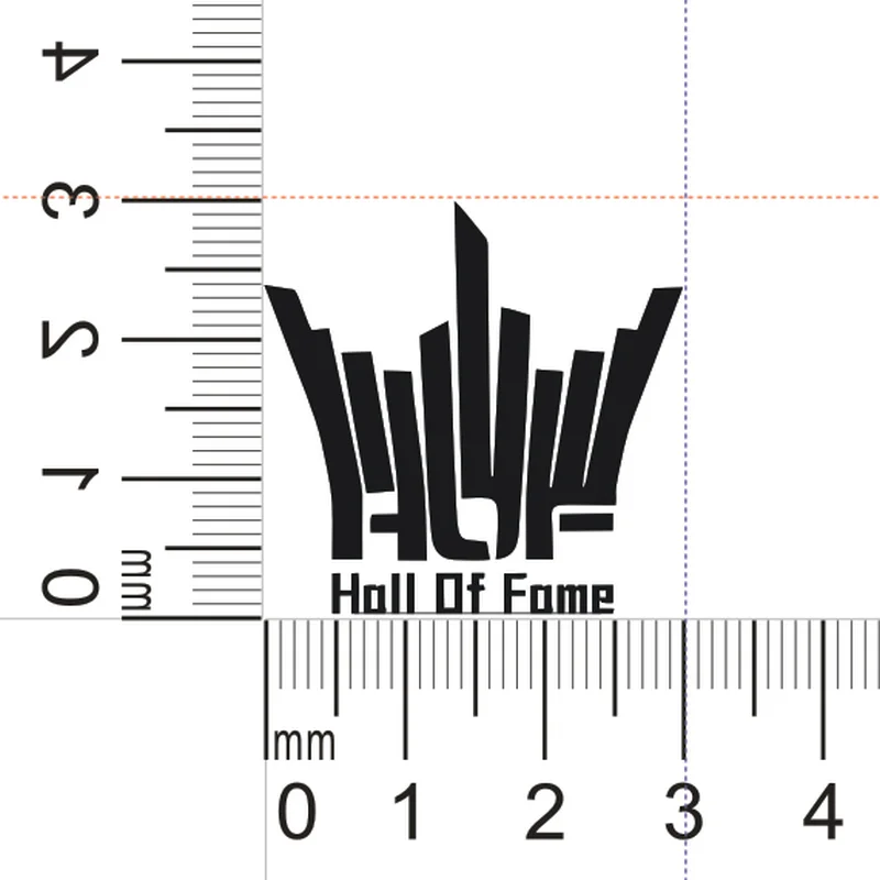 

GALAXY Hall Of Fame Metal Sticker Anime Mobile Phone Laptop Case Metal Sticker