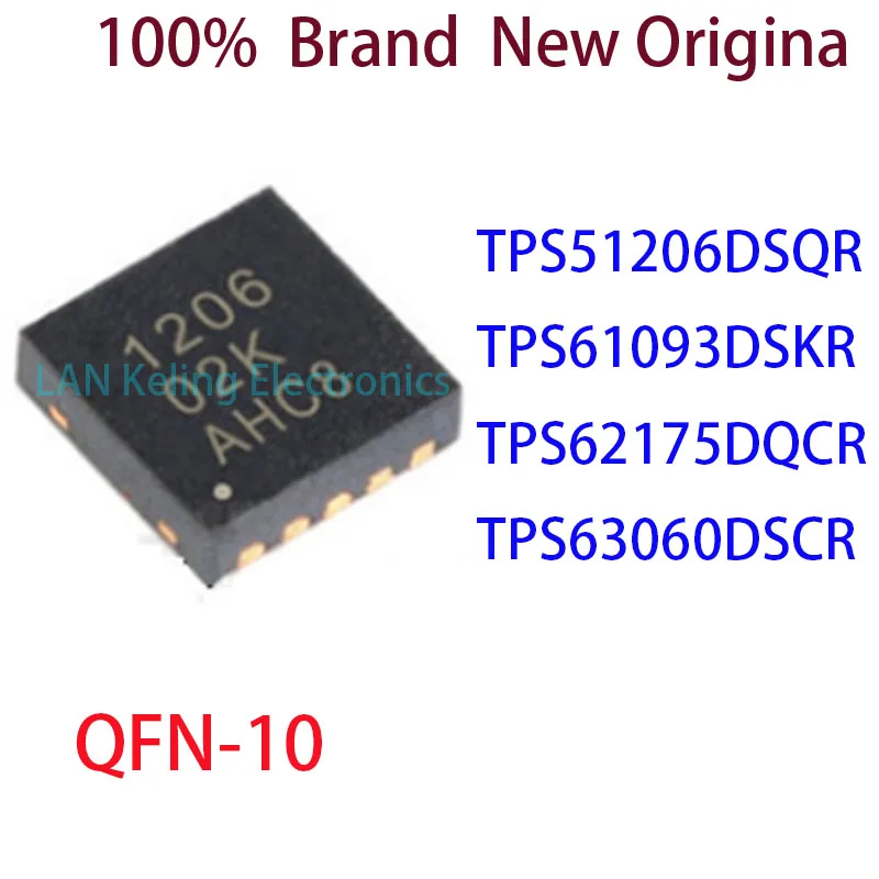 

TPS51206DSQR TPS61093DSKR TPS62175DQCR TPS63060DSCR 100% Brand New Original IC QFN-10