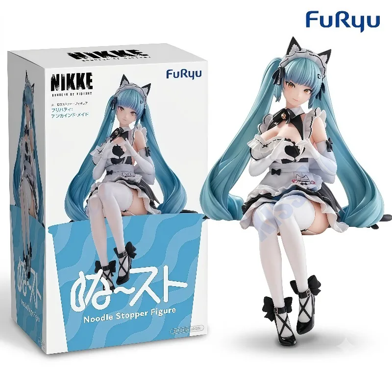 Фото 100% Оригинальные коллекционные фигурки FuRyu Noodle Stopper NIKKE Privaty Unkind Maid Version для декора рабочего стола и дома, подарки, в наличии №1