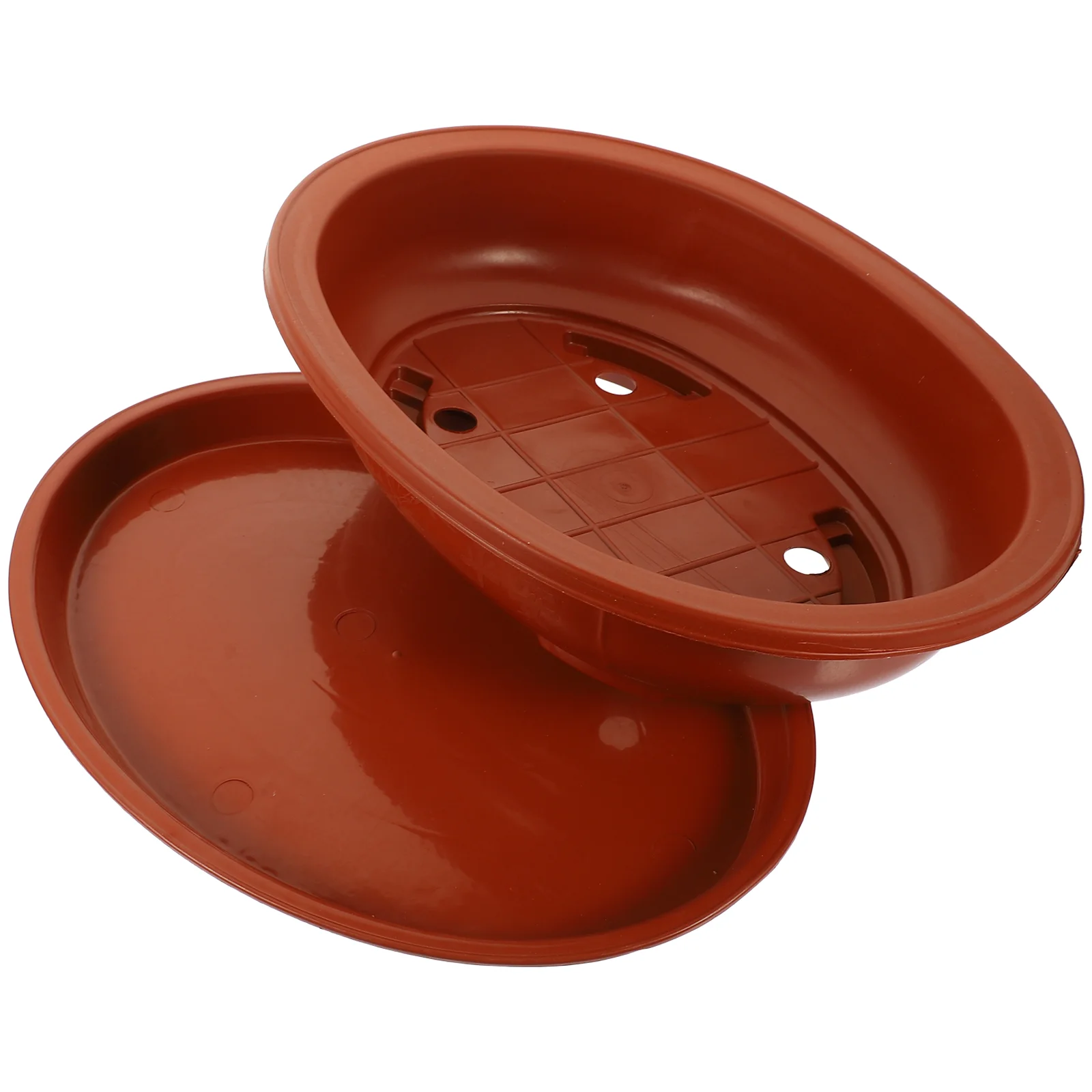 

Flowerpot Large Outdoor Pots Household Oval Bonsai Orchid Garden Holder