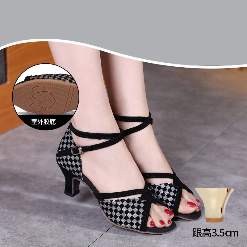 Женские спортивные кроссовки на каблуке обувь для гимнастики линейных танцев