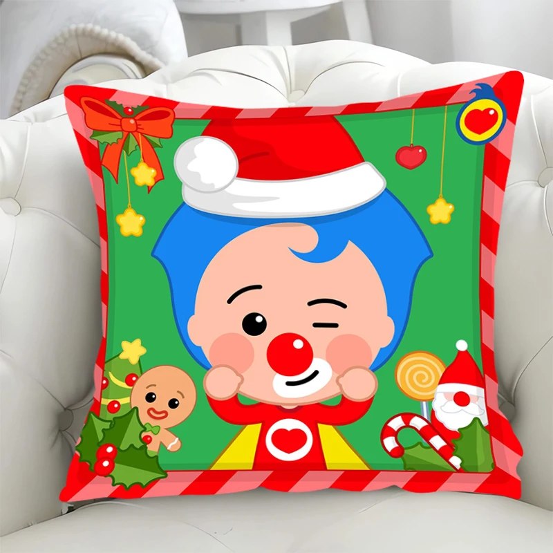 

P-Plim Plim Cushion Cover 50x50 Fall Decoration Pillowcase 40*40 Decorative Pillows for Sofa Lounge Chairs Duplex Printing 45*45