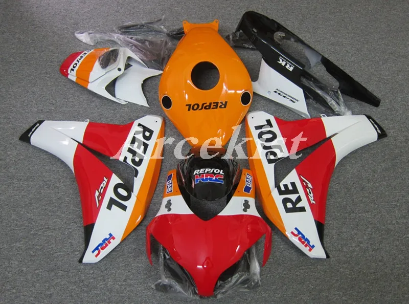 

New ABS Motorcycle Whole Fairings Kit Fit For HONDA CBR1000RR 2008 2009 2010 2011 08 09 10 11 Bodywork Set Red Orange