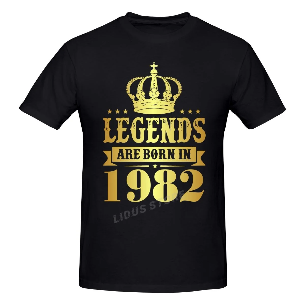 

Legends Are Born In 1982 40 Years For 40th Birthday Gift T shirt Harajuku Clothing T-shirt 100% Cotton Graphics Tshirt Tee Tops