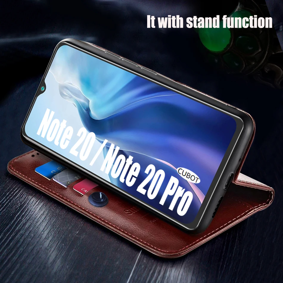 Кожаный чехол-книжка для телефона Cubot Note 20 Pro Hoesje Note20 20Pro | Мобильные телефоны и
