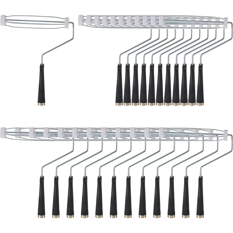 

9 Inch Paint Roller Painting Roller Frame 5 Wire Roller Paint Brush Painting Supplies for Wall House Homes (24 Pcs)