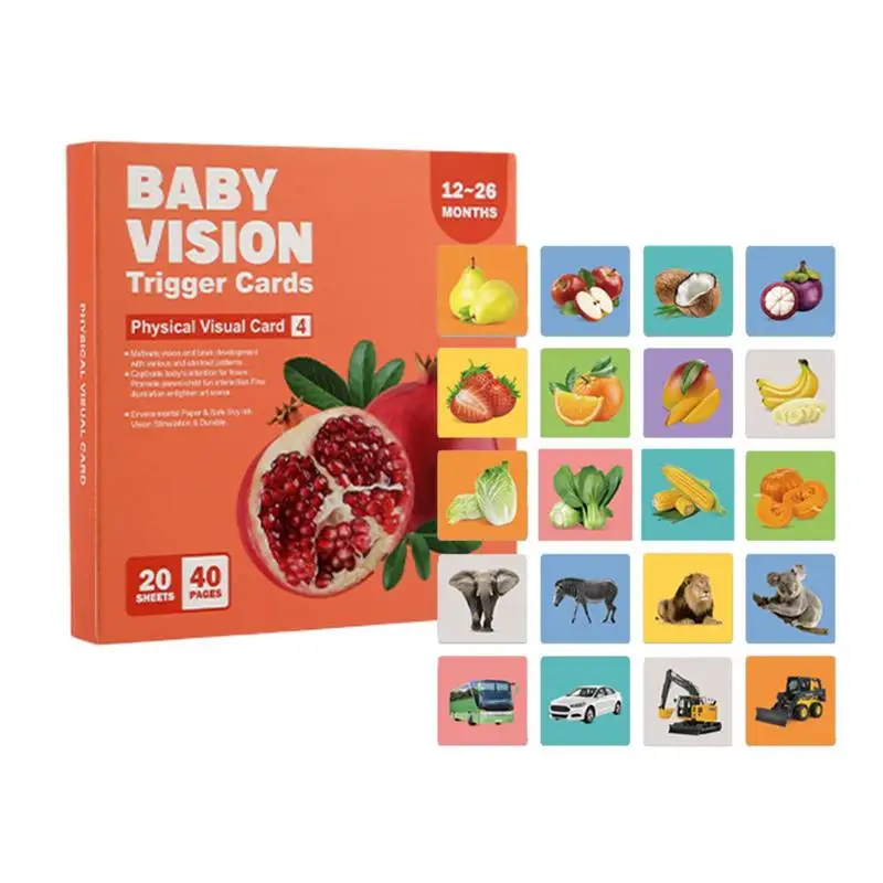 

High Contrast Cards For Newborn Visual Stimulation Contrast Flash Learning Cards Learning Activity Cards Montessori Contrast