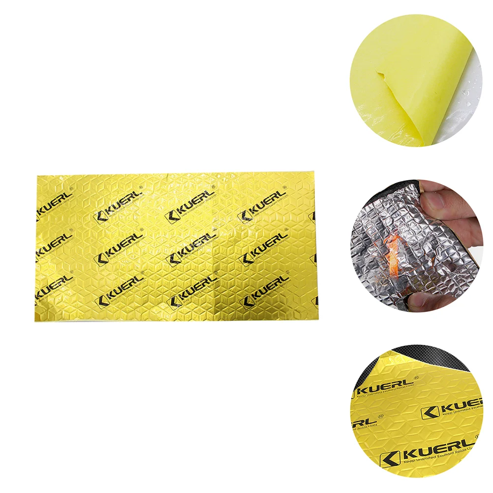 

Sound Mat Car Deadener Insulation Automotive Deadening Dampening Hood Pads Auto Noise Soundproof Proofing Material