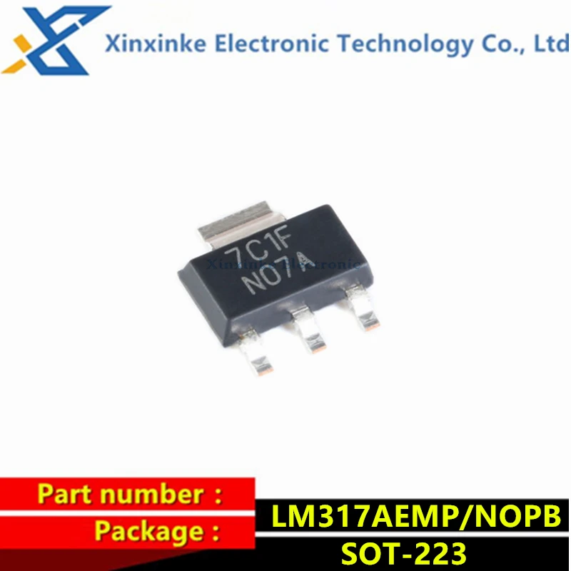 

LM317AEMP/NOPB SOT-223 LM317AEMP N07A Adjustable Voltage Regulator SMD Chip