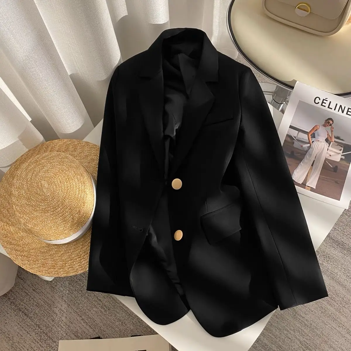 Small suit jacket Women's Korean  Street Leisure Commuter  Fashion 2023 Spring and Autumn New  blazer femenino