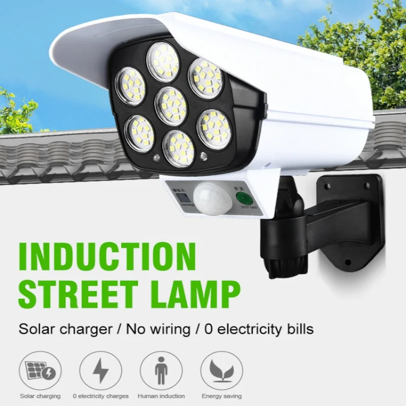

Simulation Monitoring Fake Camera Solar Human Body Induction Courtyard Lamp Wall Lamp Street Lamp Searchlight Spotlight Garden