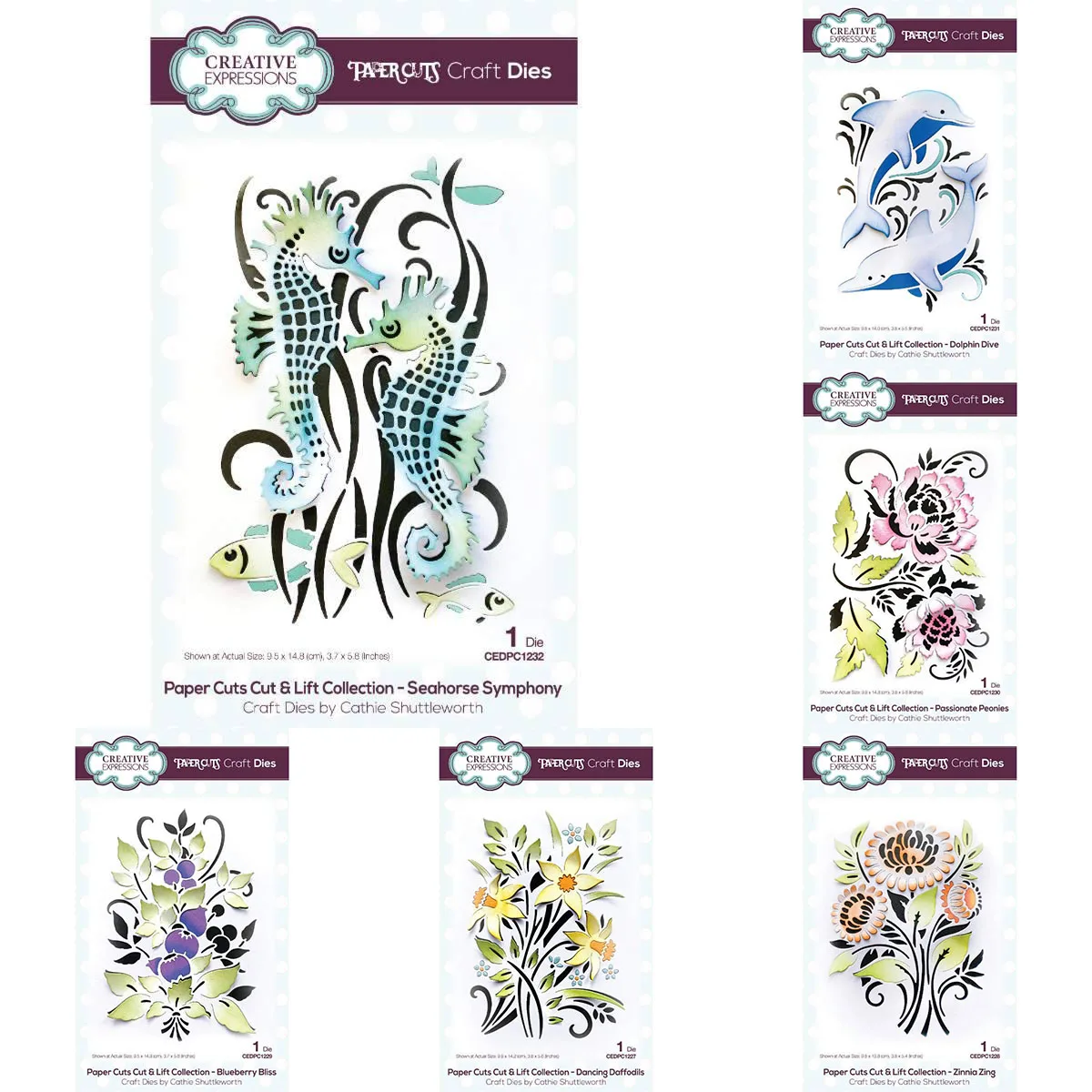 

2023 New Seahorse Symphony Cutting Dies Cut for DIY Die Scrapbooking Paper Craft Die Handmade Make Album Card Punch Embossing