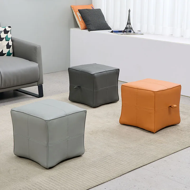 

Living Room Sofa Stool Low Kids Creative Small Simple Door Shoe Stool Home Coffee Table Designer Meuble Salon Household Supplies