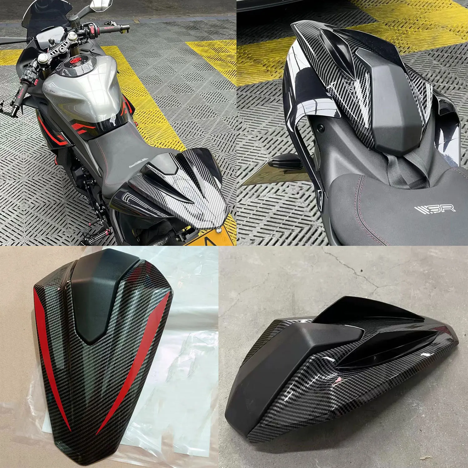 Для CFMOTO 450SR CF450SR 2022 2023 2024 450 SR мотоциклетный обтекатель заднего сиденья пассажира