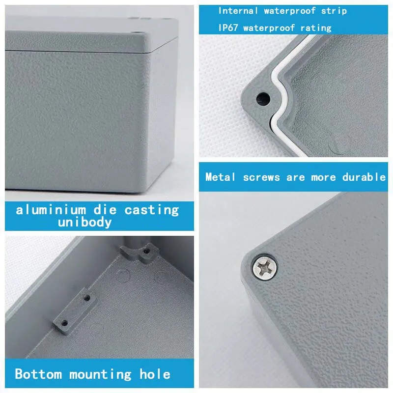 IP67 наружный алюминиевый корпус водонепроницаемая промышленная