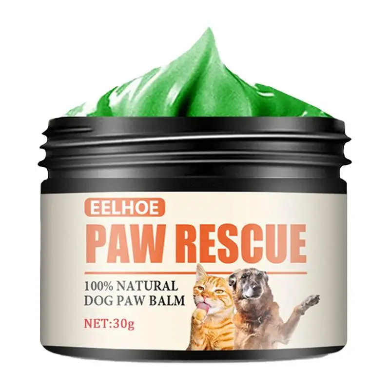 

Paw Rescue Balm 30g Dog Paw Protection For Hot Pavement Pets Nose Elbow Cream Butter Soother For Dry Paws & Nose Heals Cracks