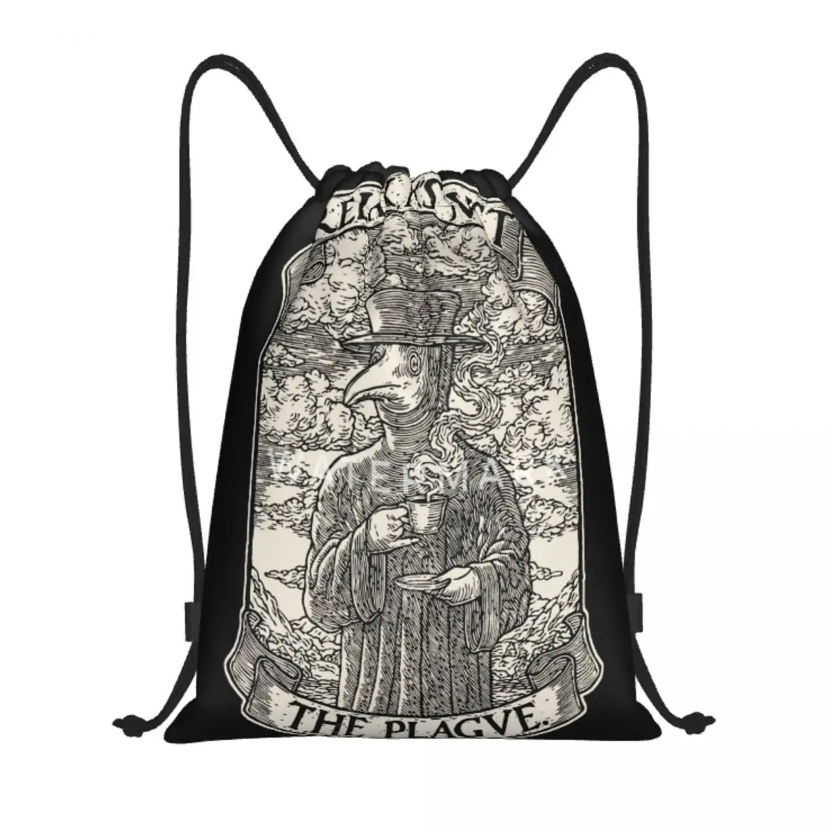 

Самые лучшие сумки с завязками для Чумного доктора, рюкзак для отдыха, прочный, для путешествий, хороший подарок, разные стили