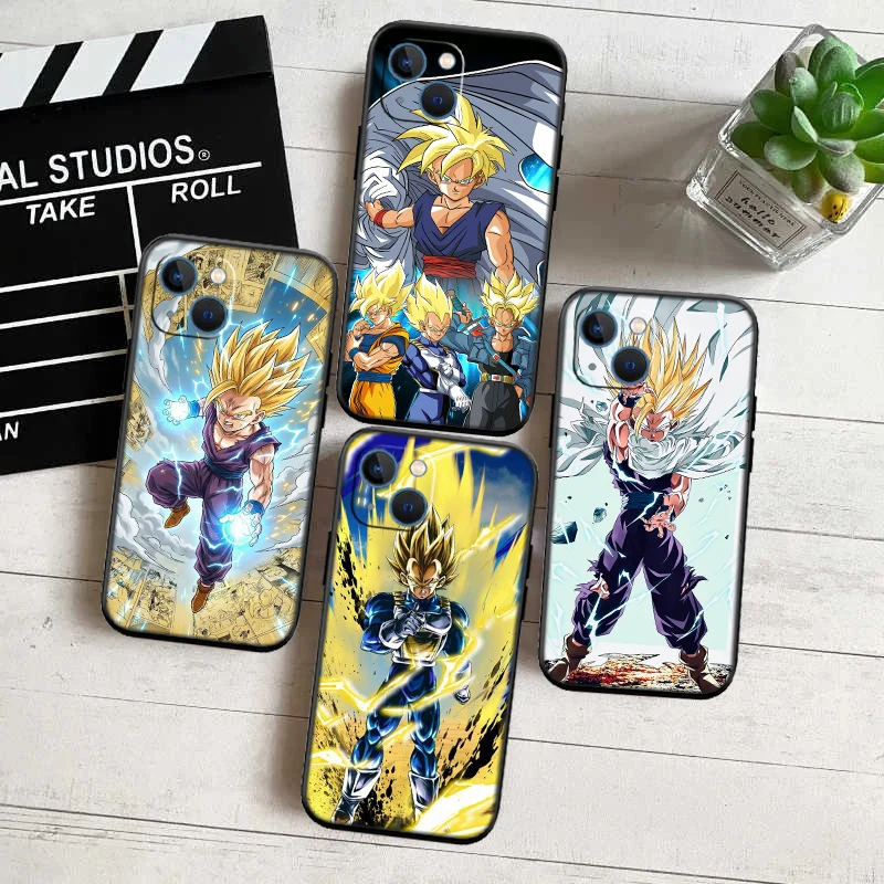 Фото Чехол для телефона BH18 Dragon Ball Goku Gohan, новый, премиум-класса, для iPhone 16, 15, 14, 13, 12 Pro Max, Plus, Mini №4