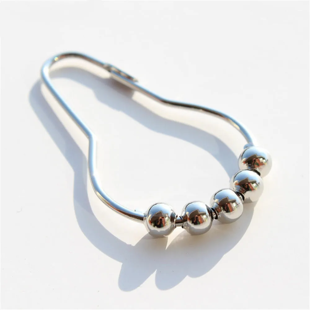 Рулонные металлические зажимы для ванной комнаты занавески душа домашний