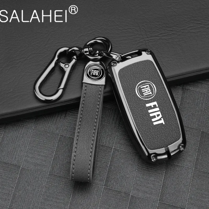 

Car Smart Remote Key Fob Case Cover Protector Shell For Fiat Freemont 2018 500X 500 500L Ottimo Viaggio Keychain Accessories