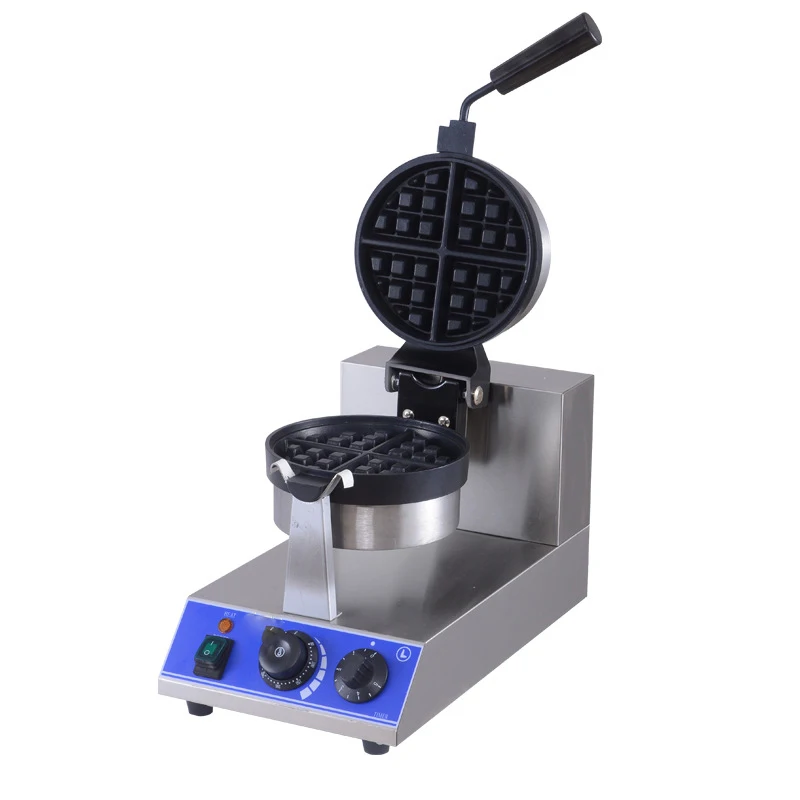 

Electric Waffle Maker Commercial Rotating Waffle Oven Home Tilt Waffle Maker Muffin Electric Heating Grid Machine