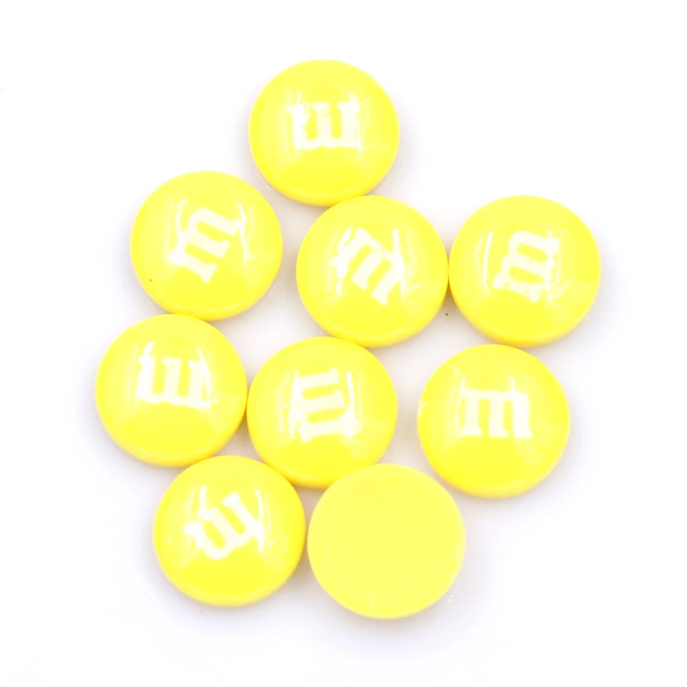 Cameo Cabochon Decoration Resin Round M Word Candy Shape Mixed Fashion Jewelry DIY Findings 14mm | Украшения и аксессуары