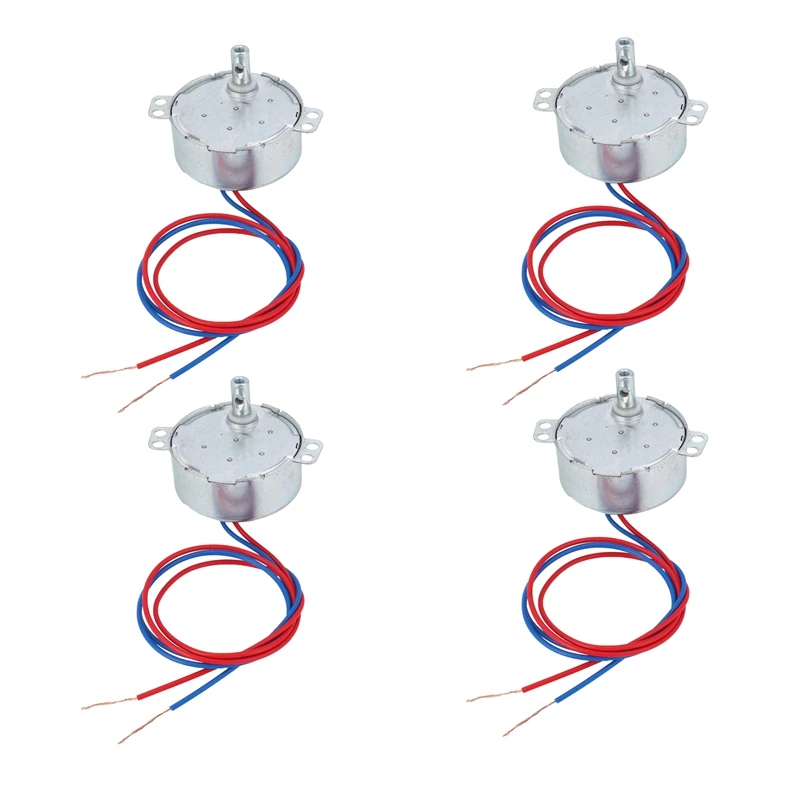 

4X AC 220V-240V 4W 3RPM CCW/CW 20Mm Thickness AC Synchronous Motor