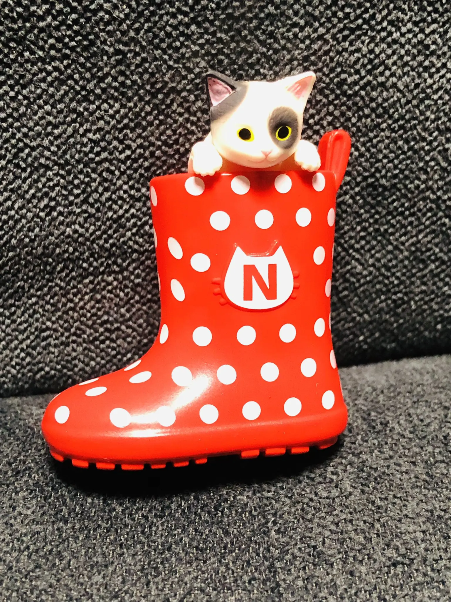 Japan Tarlin capsule toys cute kawaii Long Boots Kitten Shopping Street neko cat gashapon models images - 6