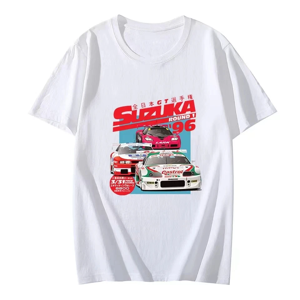 Футболка Lancia Martini Trio с круглым вырезом Martinis Racing Classic Мужская футболка из