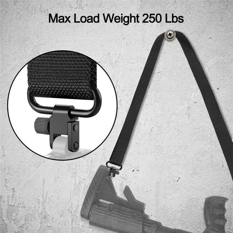 

QD Sling Swivel Two Point Sling Strap Belt Buckle Mlok Quick Detachable Gun Mount Ring Outdoor Rifle Hunting Ar15 Accessories