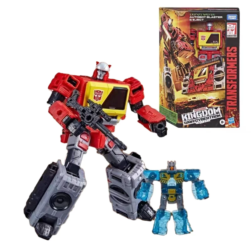 

Экшн-фигурки TAKARA TOMY Transformer Cybertron Kingdom Series Voyager Class V Egect Blaster, коллекция искусственных героев, хобби F5680