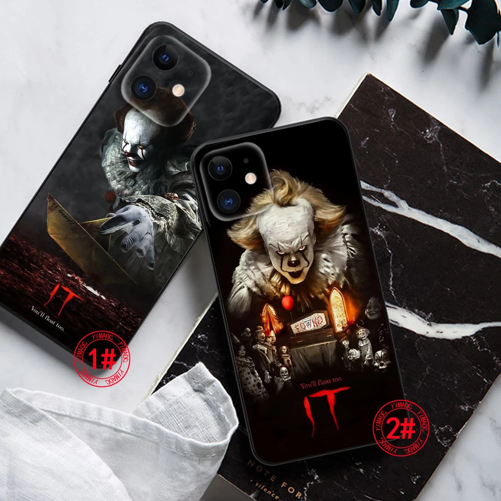 Мягкий чехол C132 Pennywise с ужасом клоуна для Samsung J2 Prime J4 Core J5 J6 Plus J7 Pro J8 S7 Edge S8 Note 8 9 10 Lite