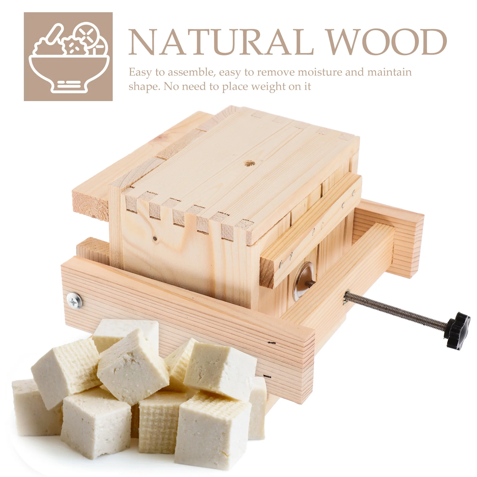 Пресс для приготовления тофу пресс домашнего изготовления деревянная форма