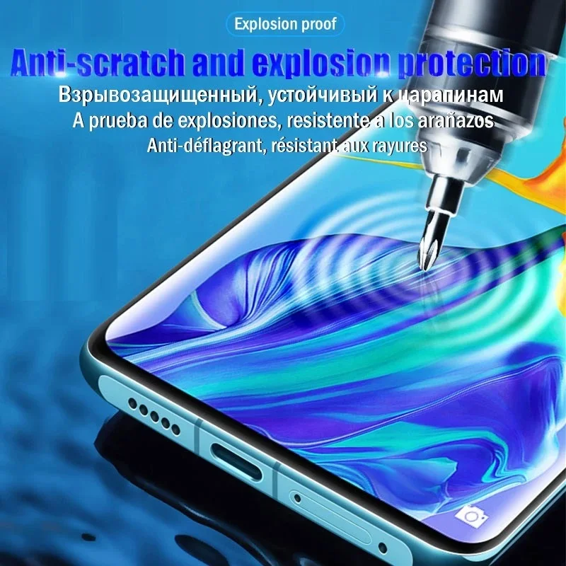 3Pcs Hydrogel Film For Xiaomi Poco X3 Pro F3 M3 M4 11T 12T Screen Protector Redmi Note 11 10 9 8 9C 9s 8T 9T 9A 10s