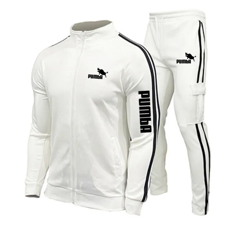 

Zip Hooded Jacket Sweatshirt Sweatpants Men's Sets High-quality Sportswear Autumn Casual Sportswear