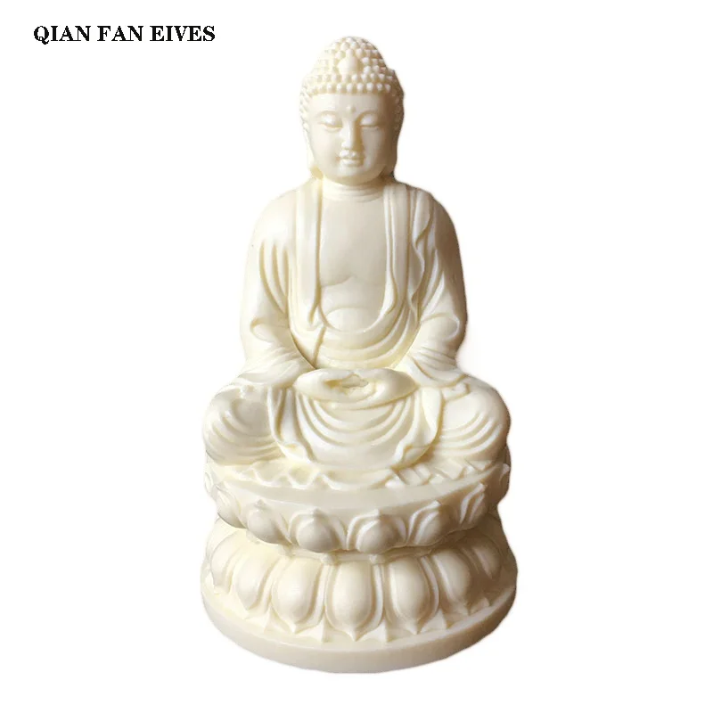 

white Tathagata Buddha Buddha statue，Exquisitely carved Buddha statue，Modern art sculpture，High-end home decoration，Gift statue